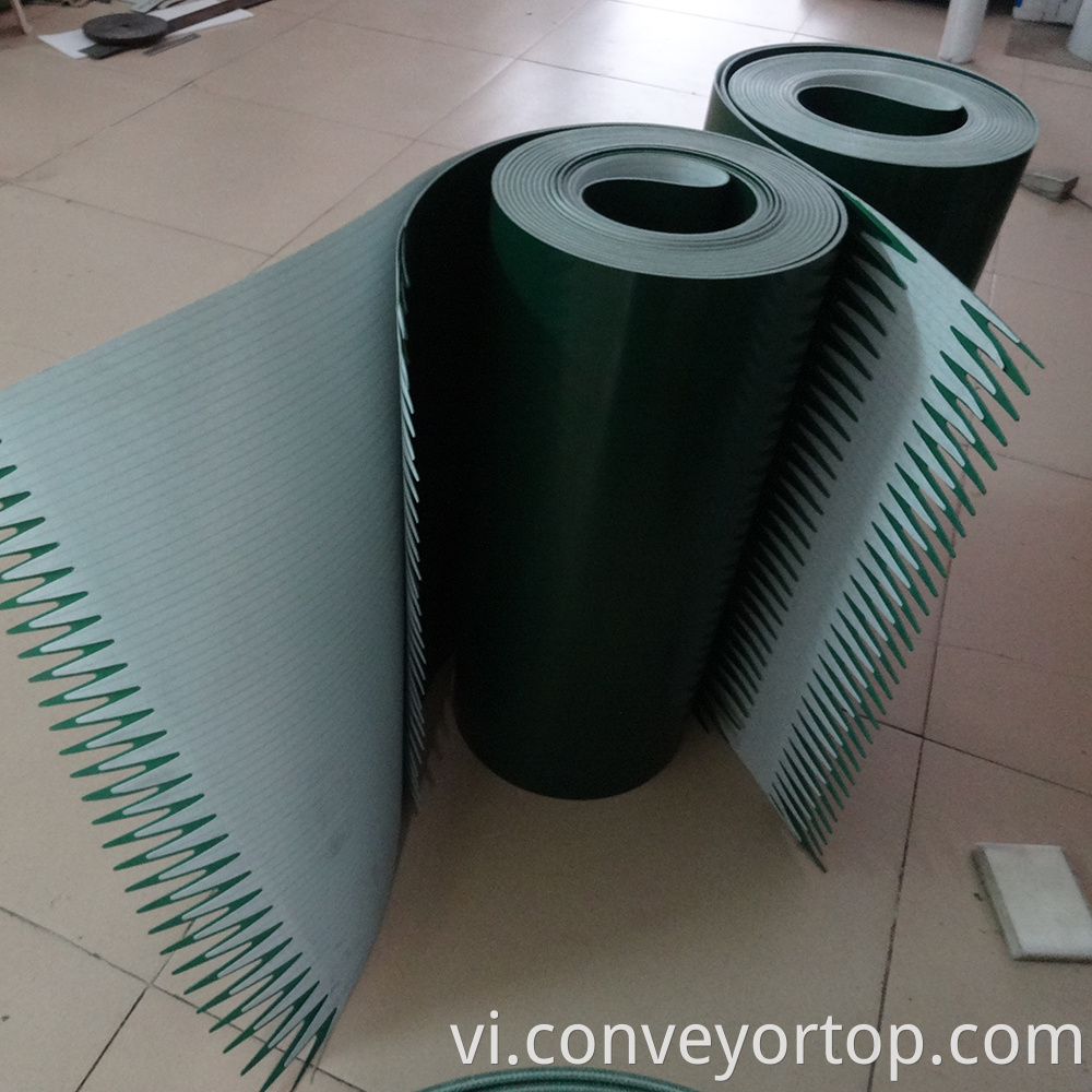 Green PVC Conveyor Belt